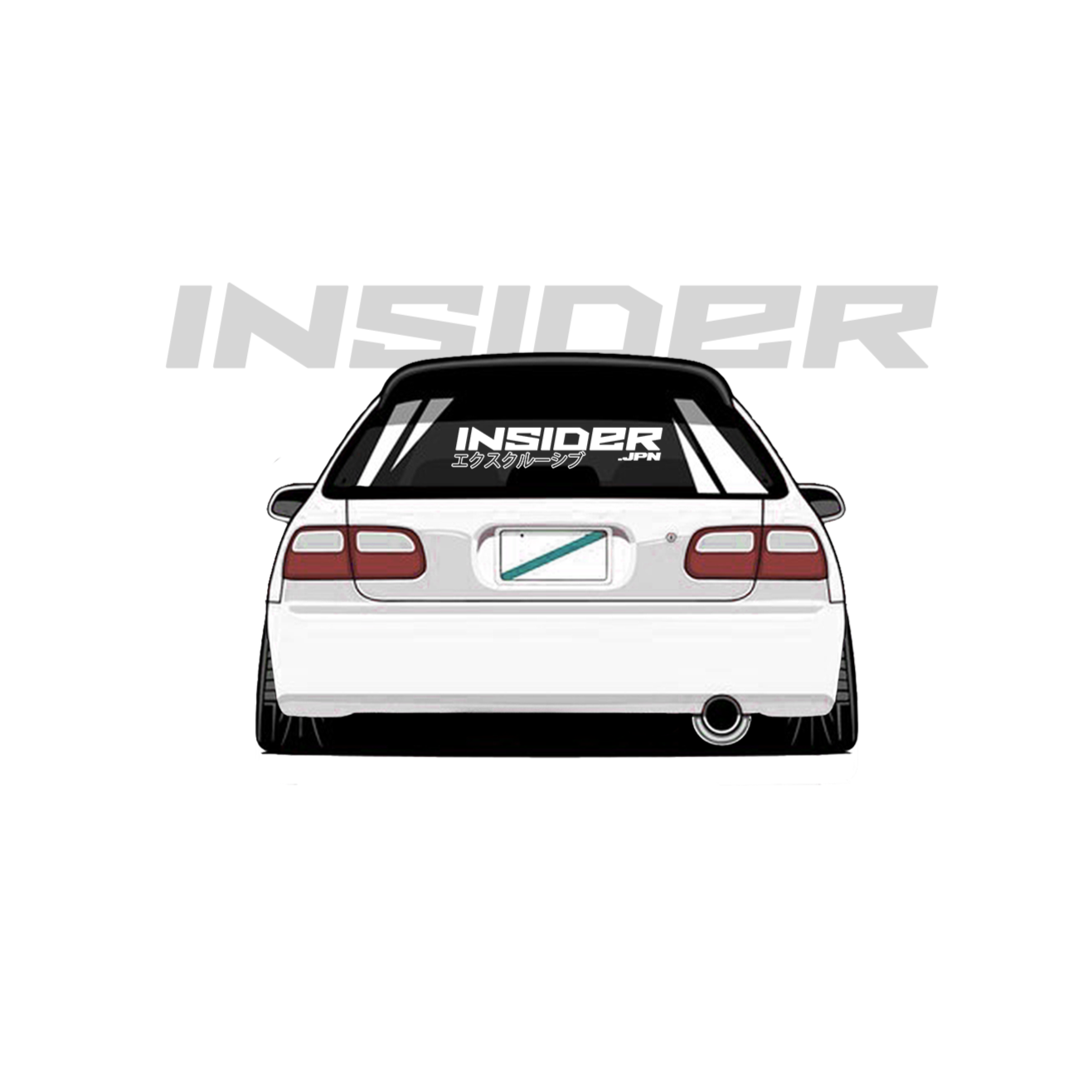 INSIDER.JPN EXCLUSIVE Window Decal