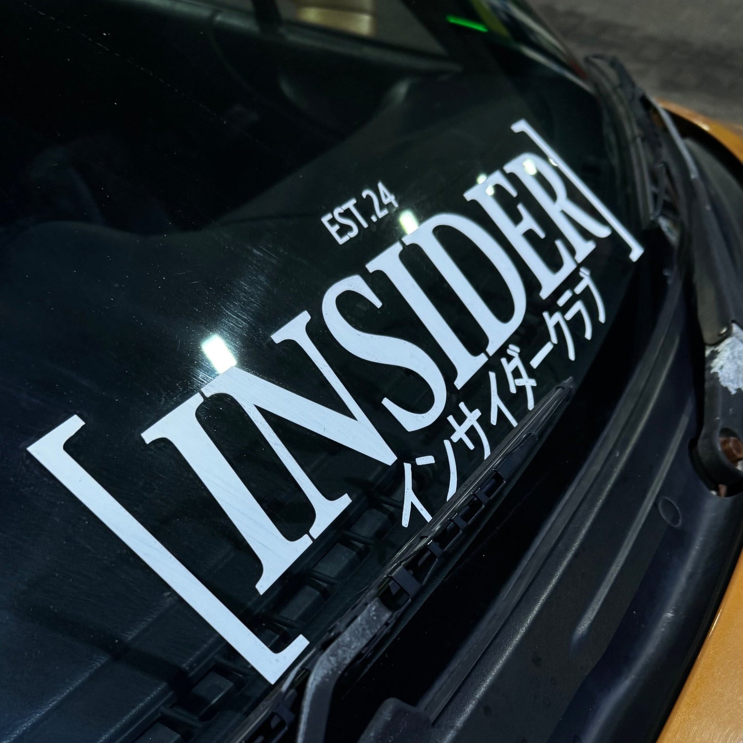 Insider "インサイダークラブ " Large window banner